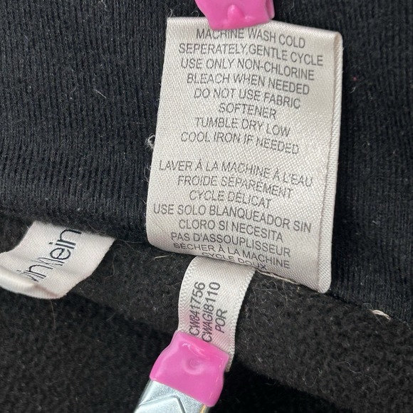 Calvin Klein Women's Burgundy Hooded Coat Jacket Medium Full Zipper Windbreaker - Picture 6 of 15